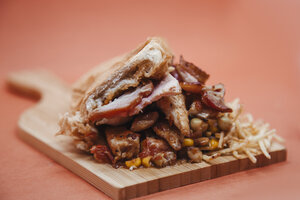 Cachorro-quente Frango com Bacon